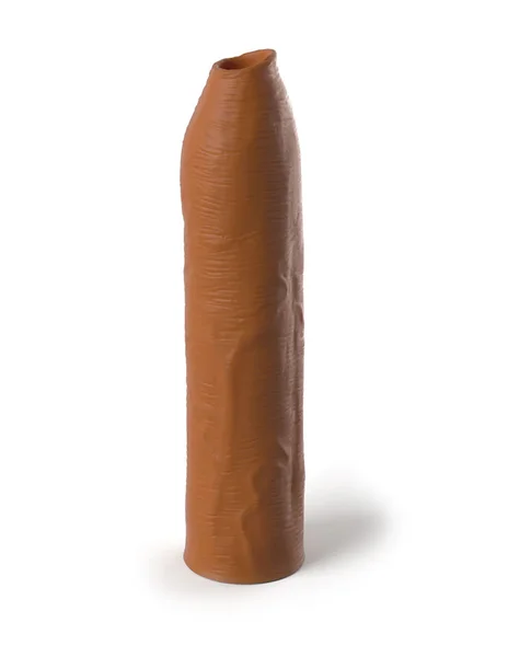 Uncut Silicone Penis Enhancer, 7-Inches, Hood-Up Foreskin — image 23 of 25