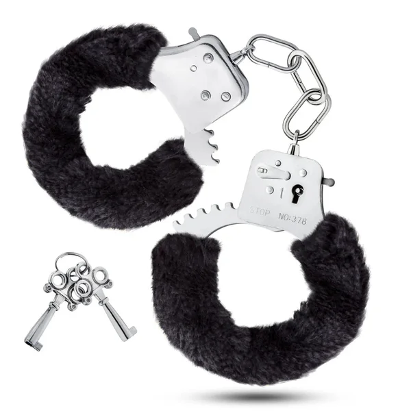 Soft Padded Bondage Sex Handcuffs - Black — image 2 of 10