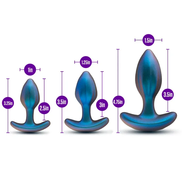 Anal Adventures Cosmos 3-Plug Booty Set — image 3 of 14