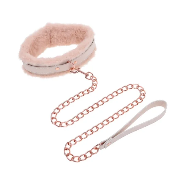 Peaches n Creame Fur Collar with Leash — image 3 of 10