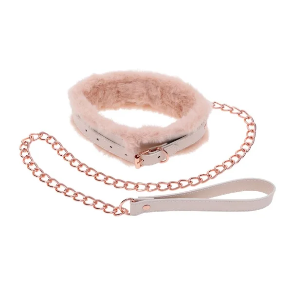 Peaches n Creame Fur Collar with Leash — image 8 of 10