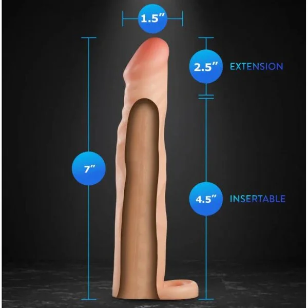 Fortitude Dual-Density Silicone Extender - 3-Inch Added Length — image 16 of 18
