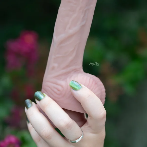 Solina Prima - Ultra-Realistic Dual-Density Silicone Dildo with Balls — image 19 of 25
