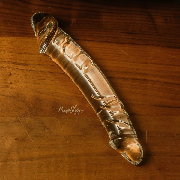 10.5" Girthy Realistic Glass Double Dong by Gläs — image 2 of 20