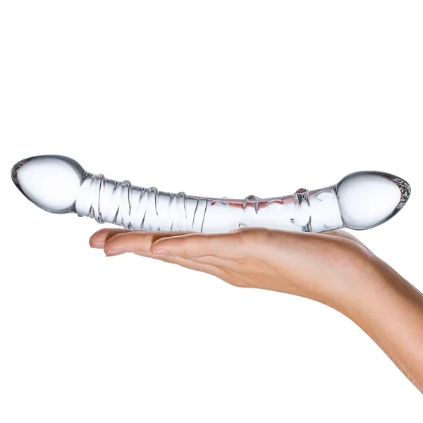 10" Double Trouble Glass Dildo by Gläs — image 3 of 12