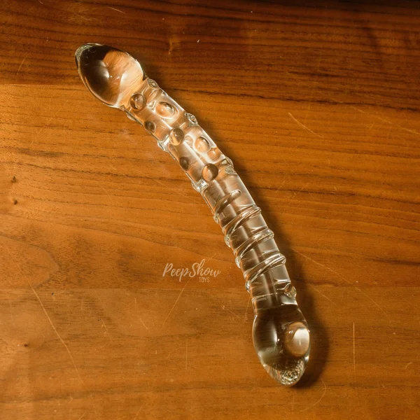 10" Double Trouble Glass Dildo by Gläs — image 2 of 12