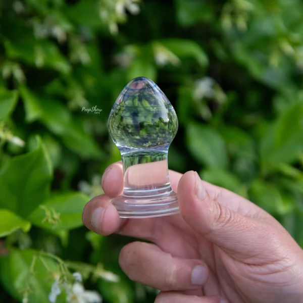 3.25" Amethyst Rain Butt Plug by Gläs — image 8 of 16