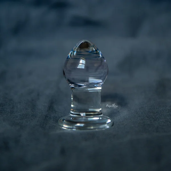 3.25" Amethyst Rain Butt Plug by Gläs — image 3 of 16