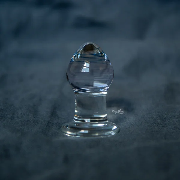 3.25" Amethyst Rain Butt Plug by Gläs — image 10 of 16