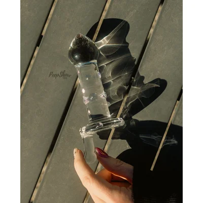 65 candy land juicer glass dildo with twist grip