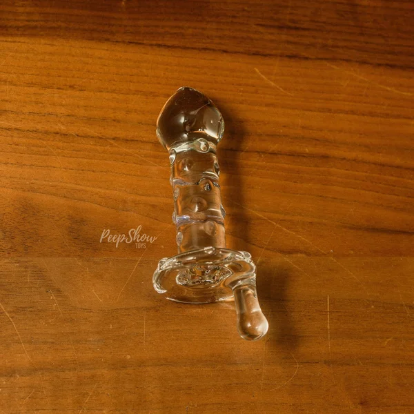 6.5" Candy Land Juicer Glass Dildo with Twist-Grip — image 2 of 16