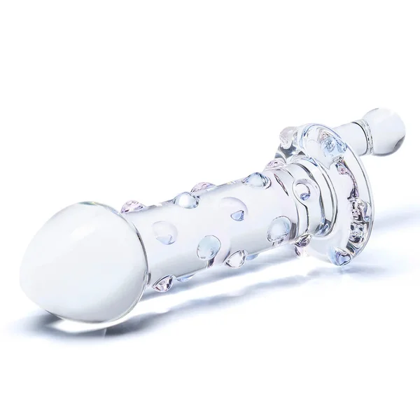 6.5" Candy Land Juicer Glass Dildo with Twist-Grip — image 3 of 16