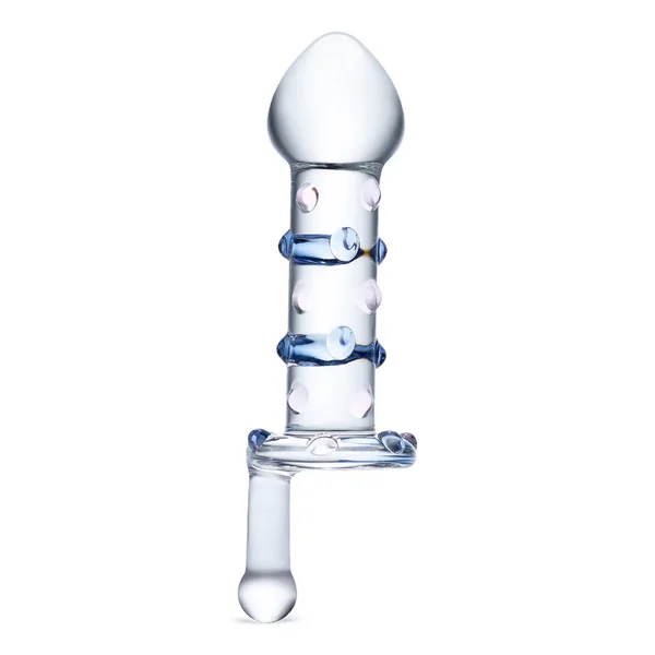 6.5" Candy Land Juicer Glass Dildo with Twist-Grip — image 5 of 16