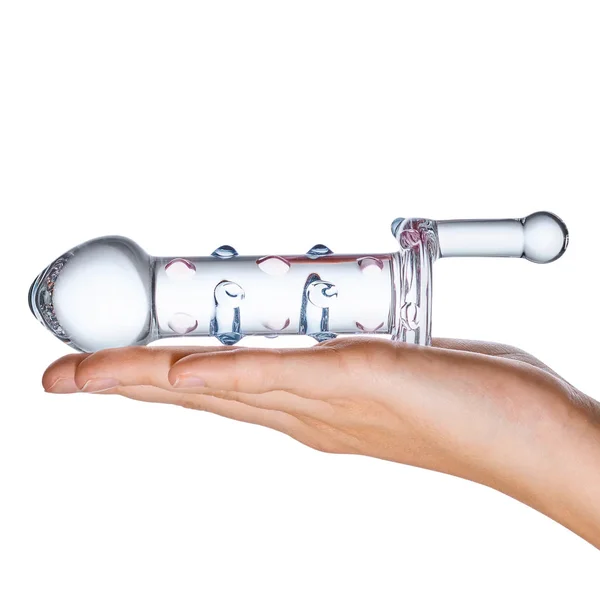 6.5" Candy Land Juicer Glass Dildo with Twist-Grip — image 6 of 16