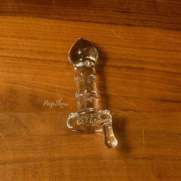 6.5" Candy Land Juicer Glass Dildo with Twist-Grip — image 9 of 16