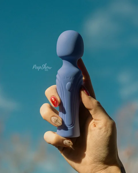 Swan Era Petite Wand Vibrator - With Deep, Adjustable Vibration — image 7 of 12