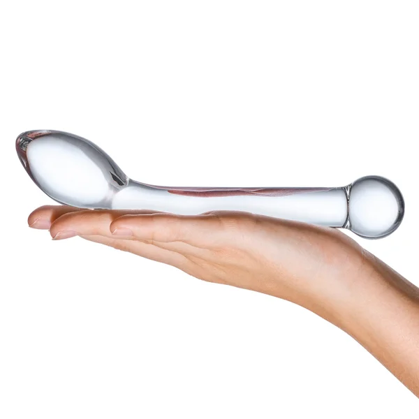8" Slimline G-Spot Finder Glass Dildo by Gläs — image 5 of 20