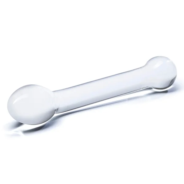 8" Slimline G-Spot Finder Glass Dildo by Gläs — image 6 of 20