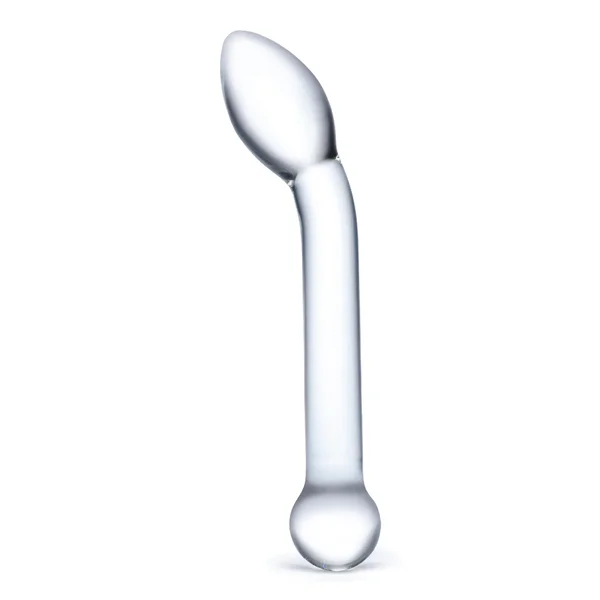 8" Slimline G-Spot Finder Glass Dildo by Gläs — image 8 of 20