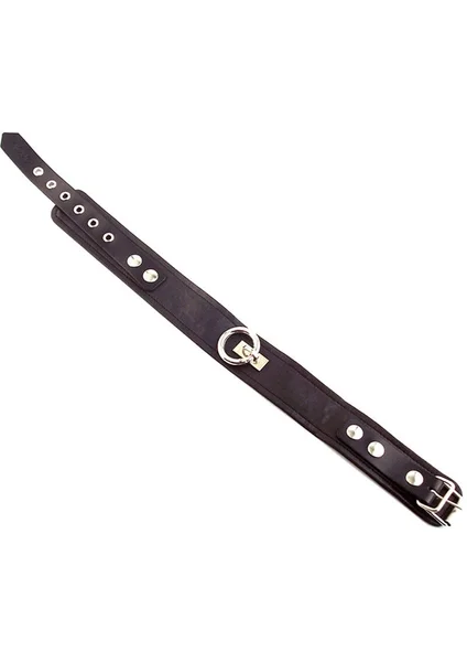 Plain Leather BDSM Collar, Real Leather by Rouge — image 15 of 18