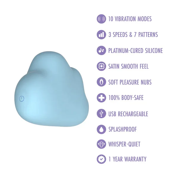 Cuddle Cloud Clitoral Vibrator with Pleasure Curves — image 7 of 20