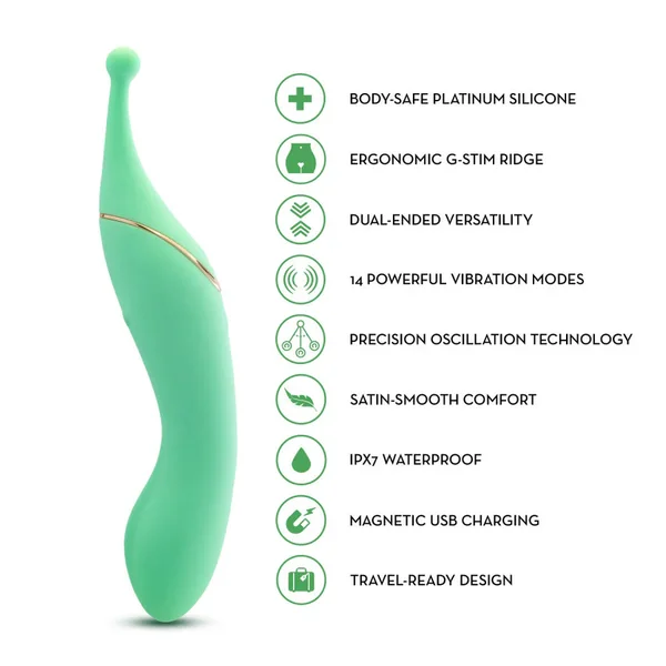 Stella Dual-Ended Vibrator - Pinpoint Clitoral + G-spot — image 6 of 18