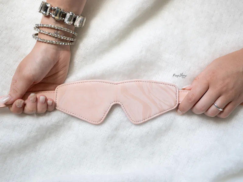 Boudoir Amor Blindfold with Gold Buckle by Liebe Seele — image 12 of 24