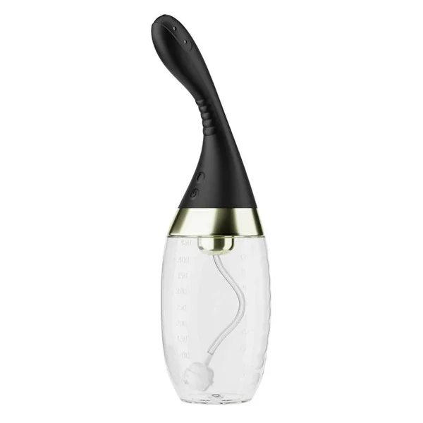 Aqua Jet Vibrating Anal Douche Cleaner - Remote Control Silicone Enema — image 9 of 18