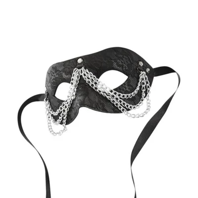 chained lace mask