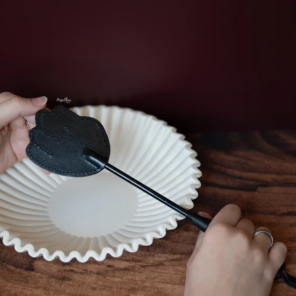 Leather Mini Hand Riding Crop — image 10 of 18