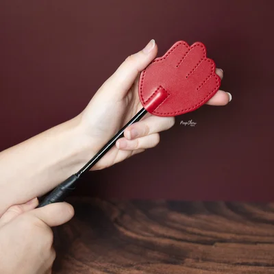 leather mini hand riding crop