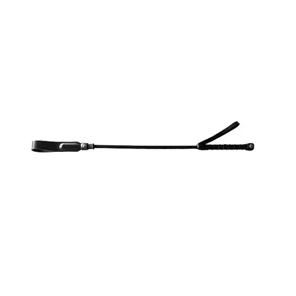 Leather Short Riding Crop with Slim Tip — image 18 of 22