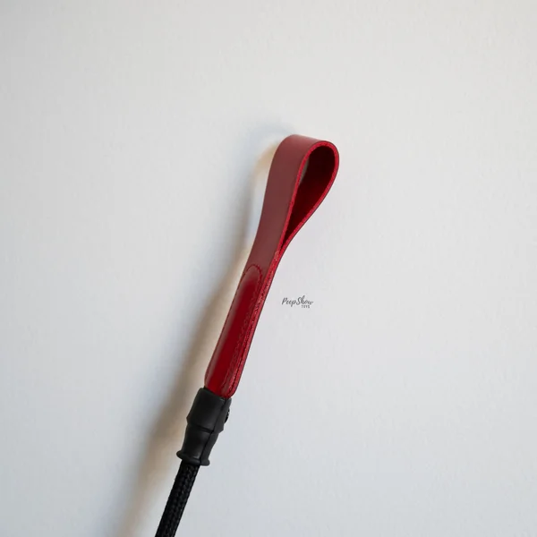 Leather Short Riding Crop with Slim Tip — image 13 of 22