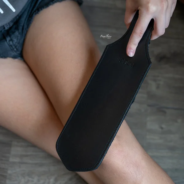 Real Leather Paddle with Fur side — image 3 of 14