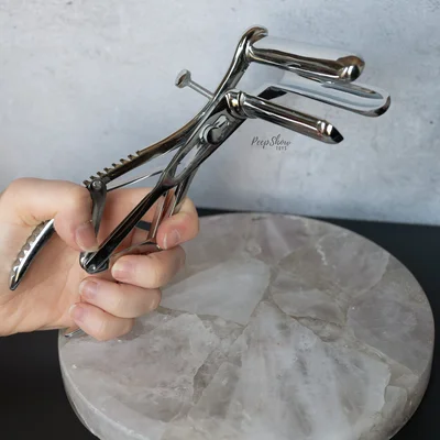 3 prong mathieu stainless steel anal speculum