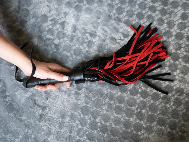 Leather Short Handle Suede Flogger — image 10 of 15