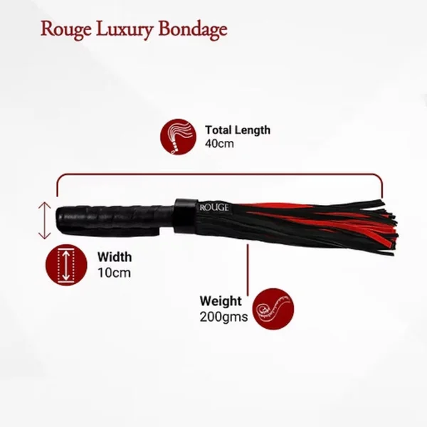 Leather Short Handle Suede Flogger — image 13 of 15