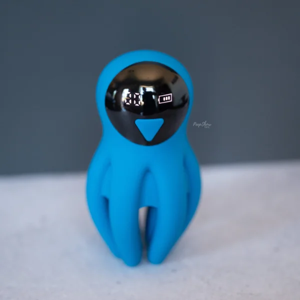 Digital Vibrating Silicone Penis Head Stimulator with Tentacles — image 3 of 10
