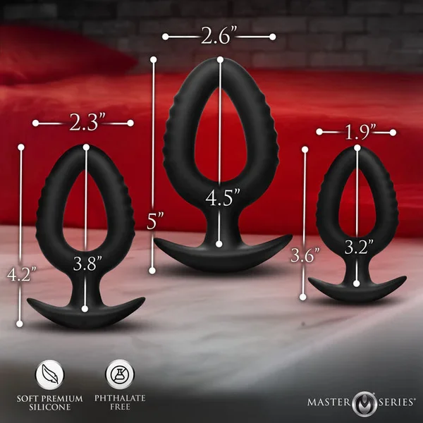Master Series Pop Plugs - 3-Plug Anal Trainer Kit to XXL — image 9 of 12