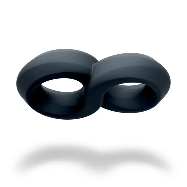 8-Grip Soft Silicone Cock and Balls Ring — image 5 of 18