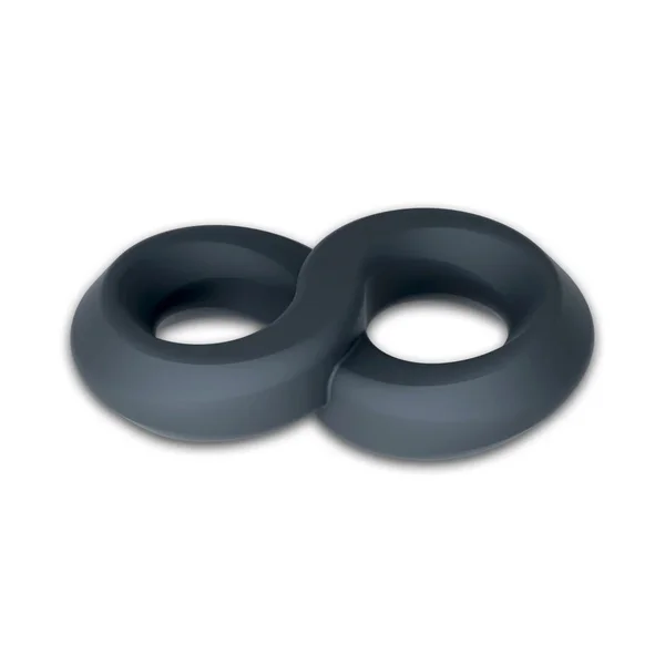 8-Grip Soft Silicone Cock and Balls Ring — image 4 of 18