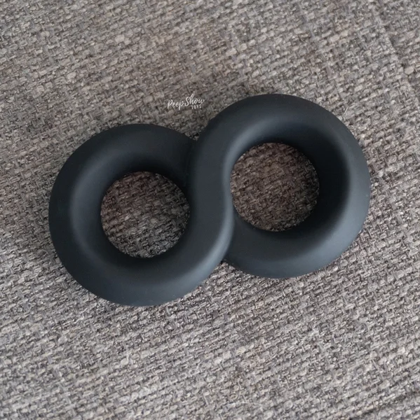 8-Grip Soft Silicone Cock and Balls Ring — image 8 of 18