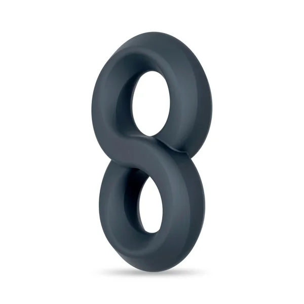 8-Grip Soft Silicone Cock and Balls Ring — image 11 of 18