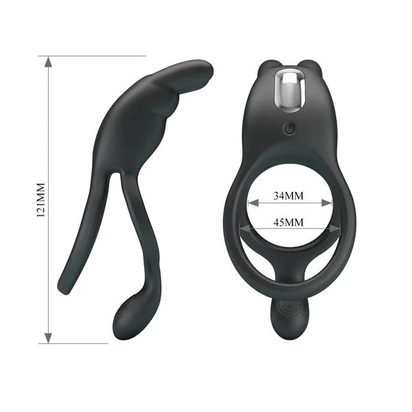 Pretty Love Couples Vibrating Ring - 2x Stimulation — image 5 of 20