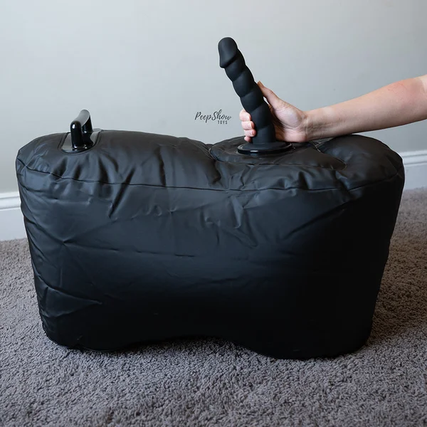 Body Dock Inflatable Love Seat Blow-Up Mount with Silicone Dildo — image 11 of 24