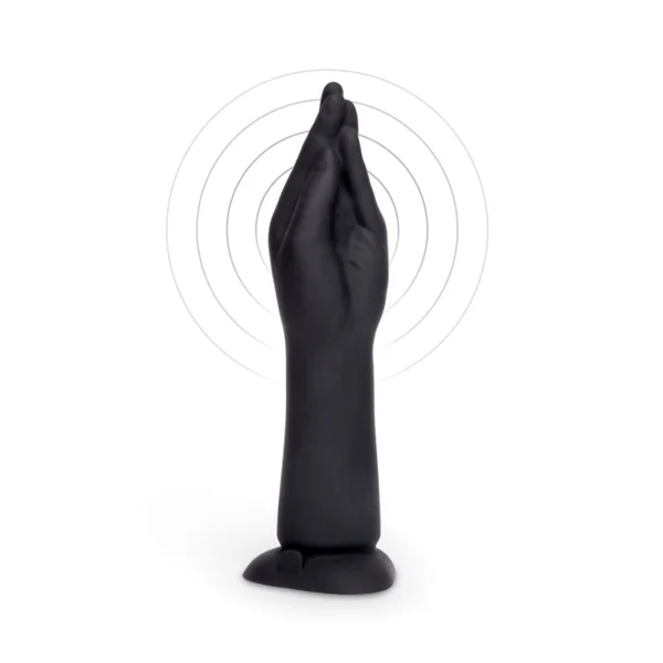10.5" Vibrating Silicone Fisting Dildo with Suction Base — image 7 of 14