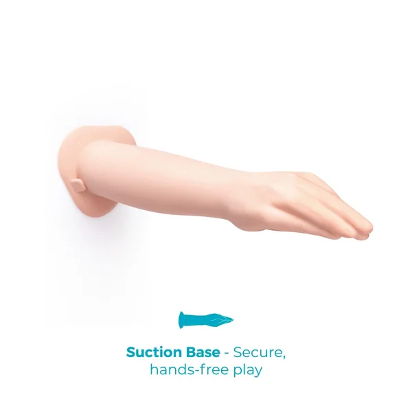 16.5" Silicone Fisting Dildo with Suction Base — image 3 of 14