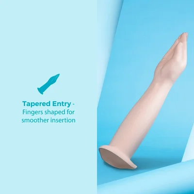 165 silicone fisting dildo with suction base
