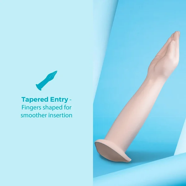 16.5" Silicone Fisting Dildo with Suction Base — image 7 of 14