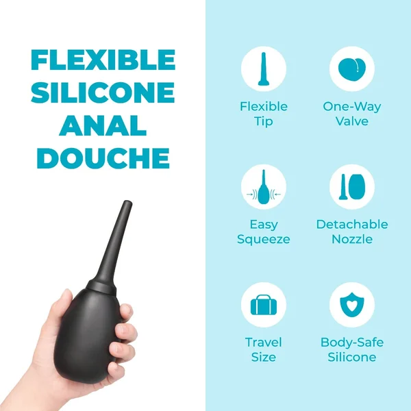 Flexible Silicone Anal Douche by b-Vibe, 5oz. — image 15 of 18